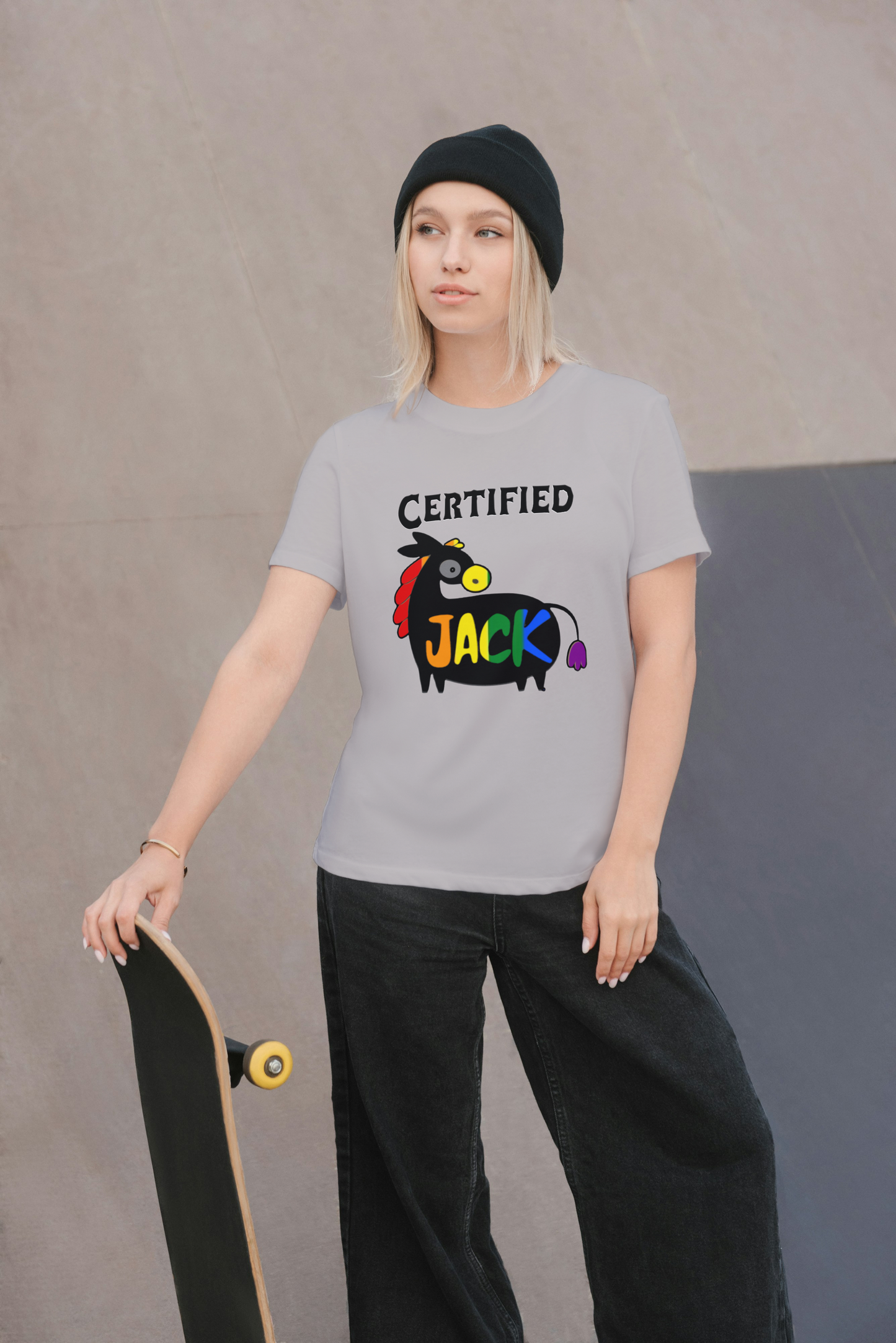 Certified Jackass Women's T-shirt Pride edition