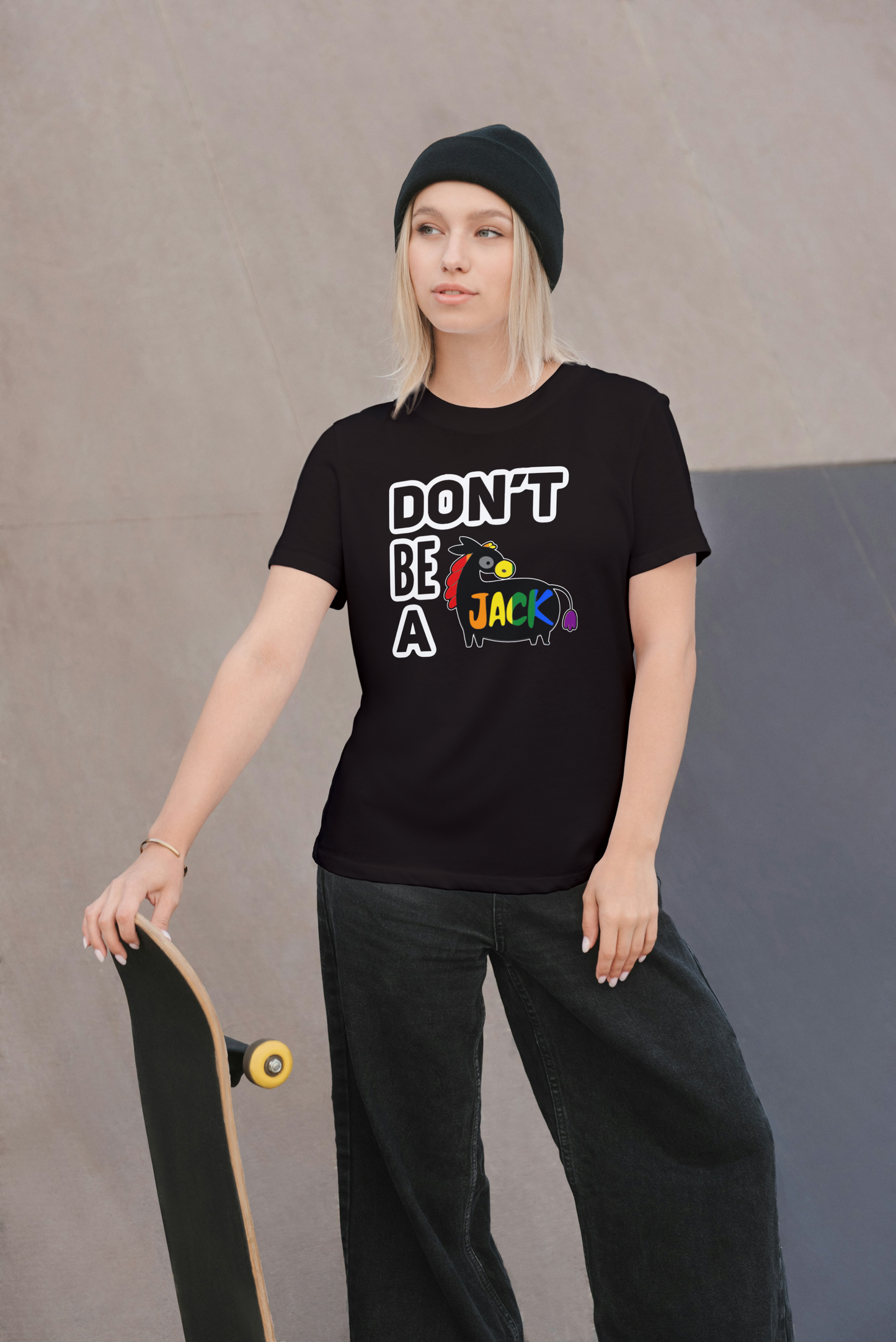 Don’t Be a Jackass Women’s T-Shirt Pride Edition