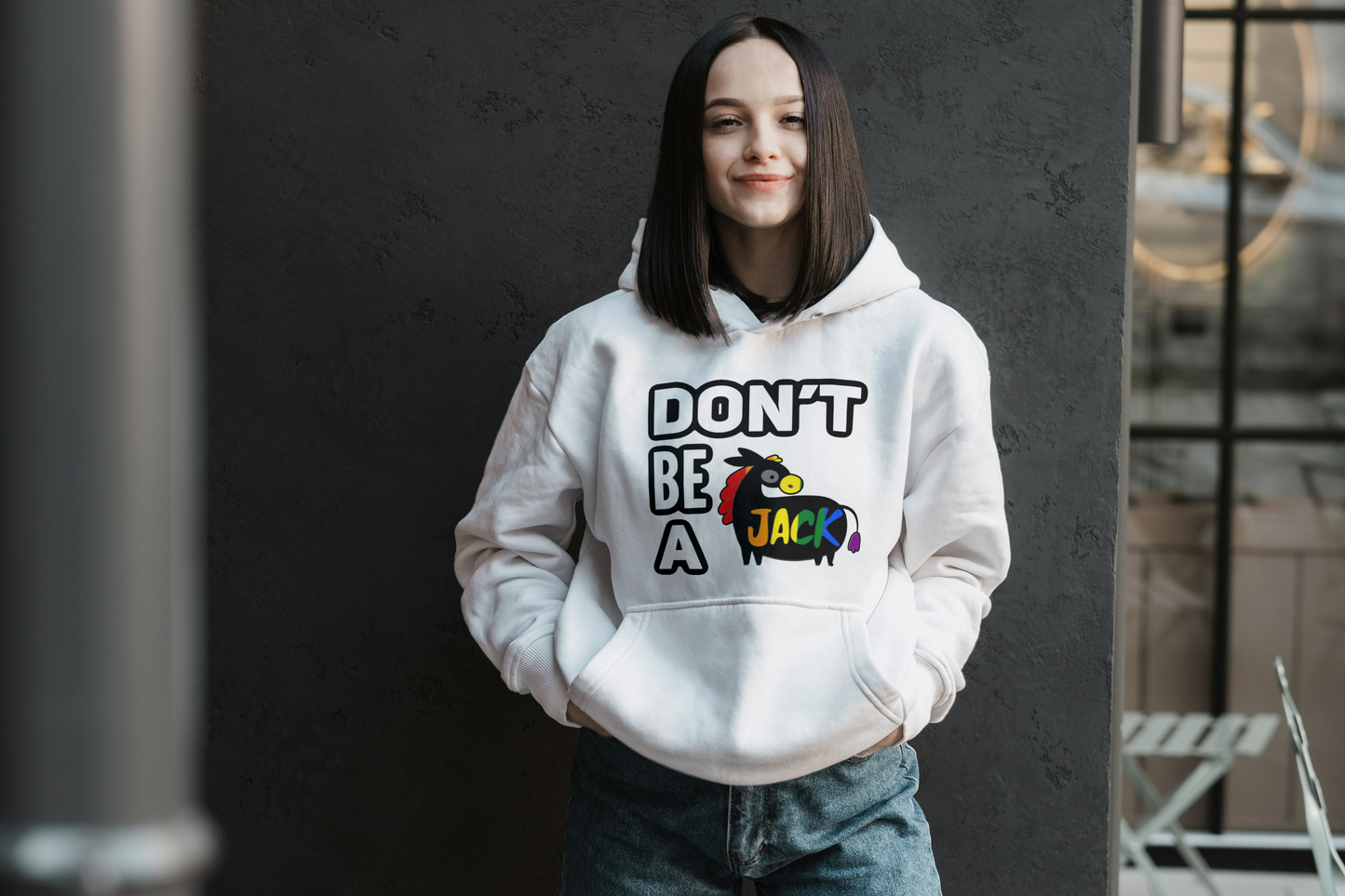 Don't Be a Jackass Women's Hoodie Pride Edition