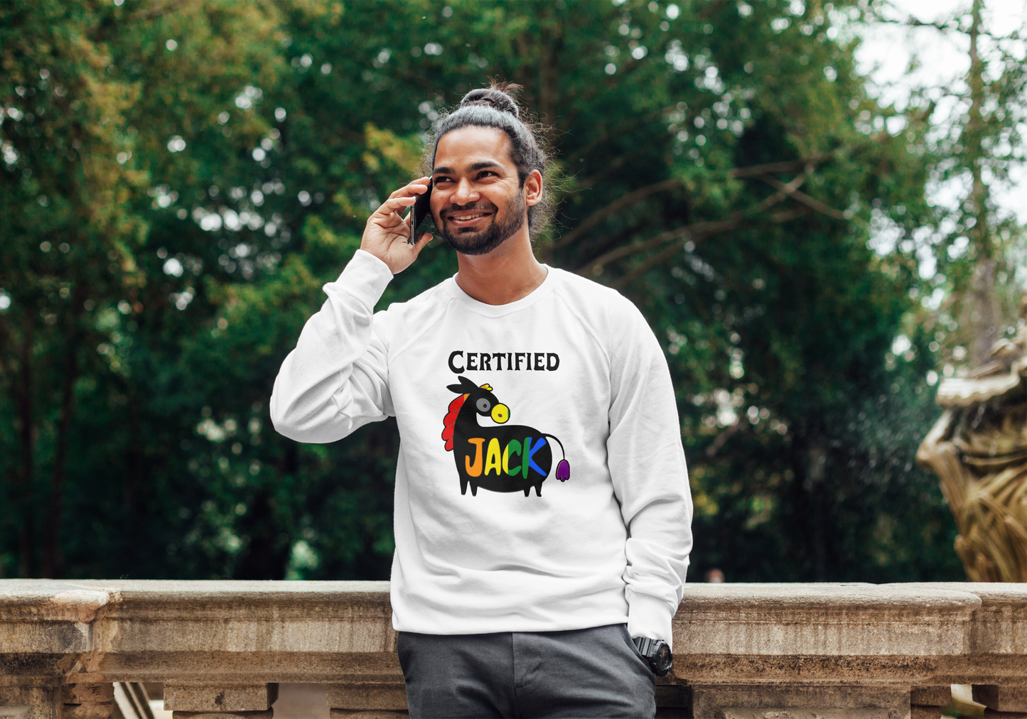 Certified Jackass Men’s Sweatshirt Pride Edition