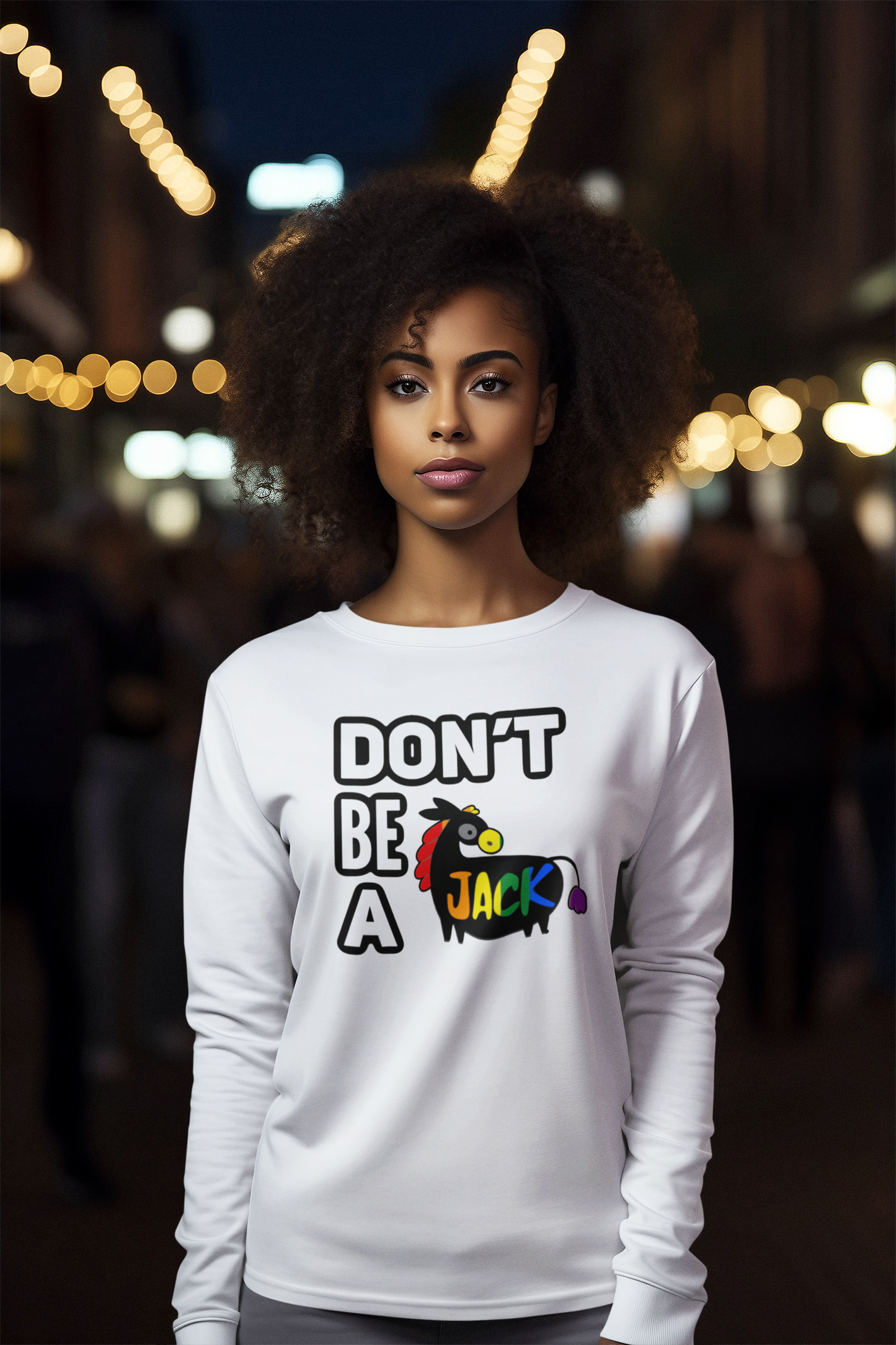 Don't be a Jackass Women's Long-sleeve t-shirt Pride Edition