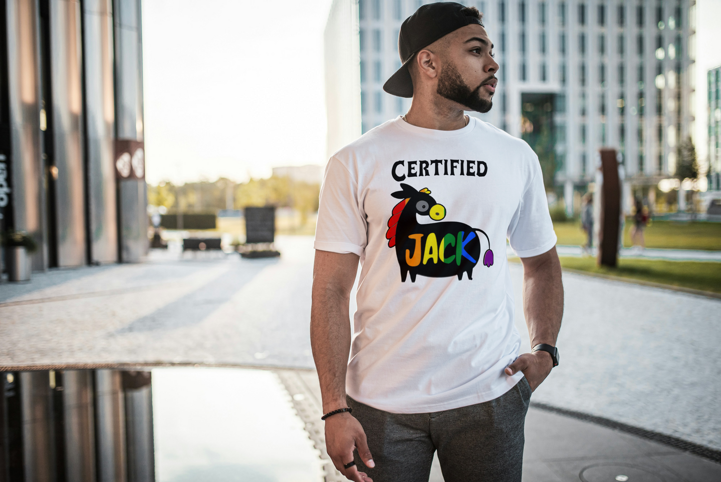 Certified Jackass Men's t-shirt Pride Edition