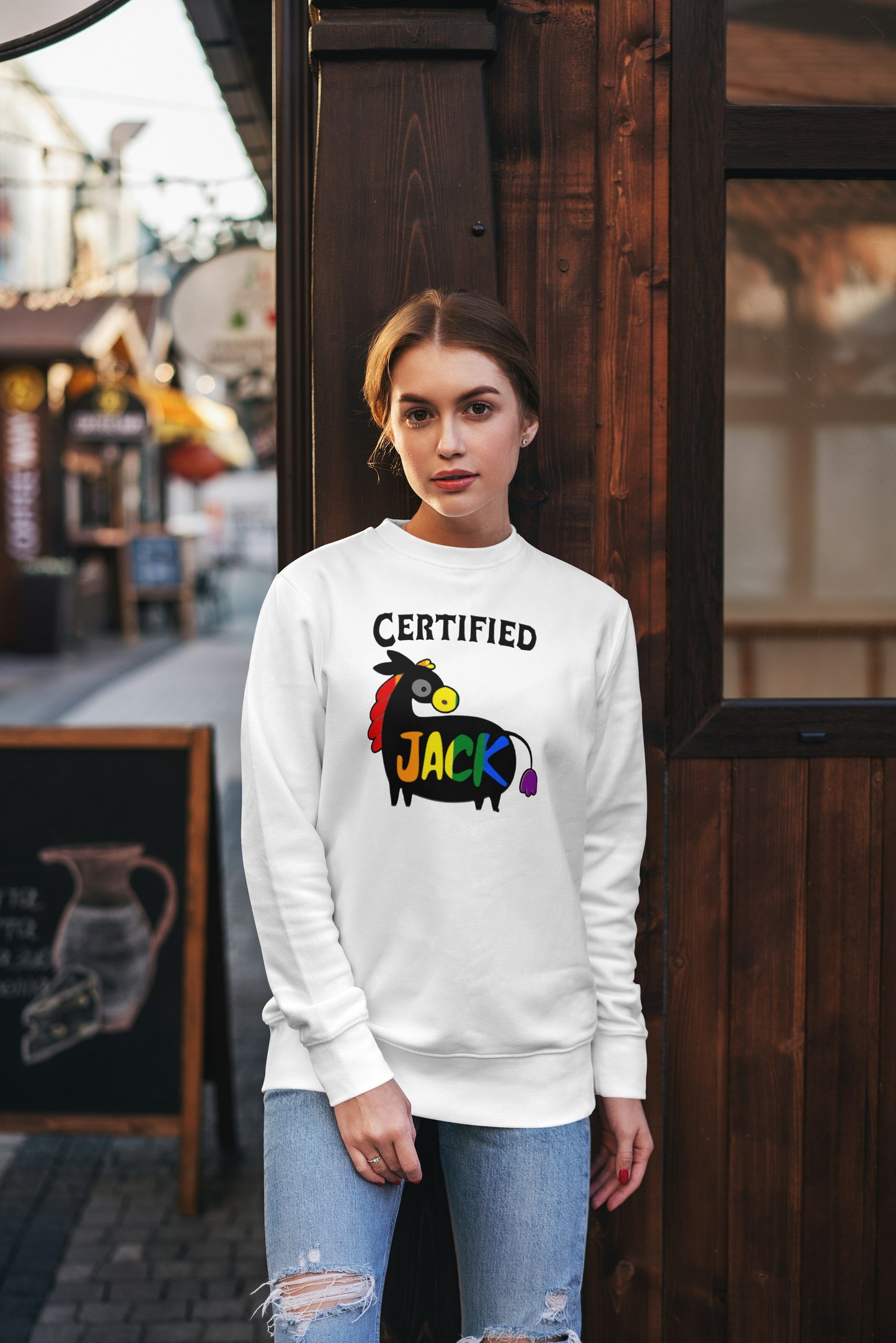 Certified Jackass Sweatshirt Pride Edition